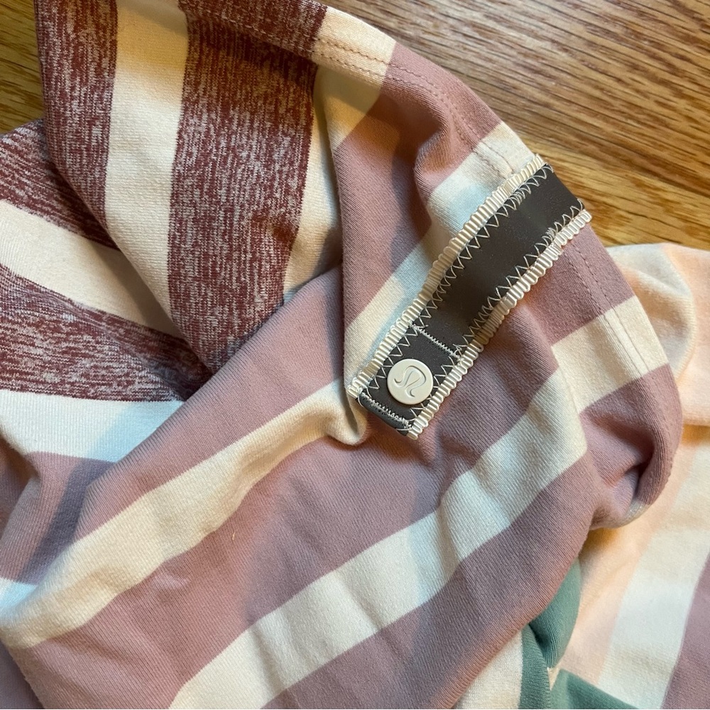 Lululemon vinyasa scarf / wrap multicolored stripes